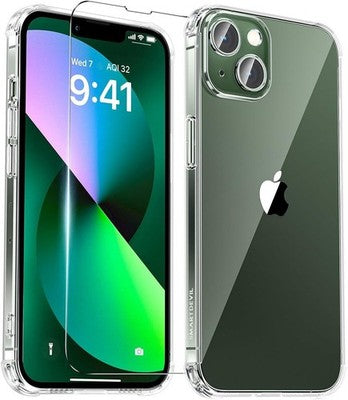 Smartdevil Clear Case For Iphone 13[Crystal Clear Shock-Absorption Bumper]