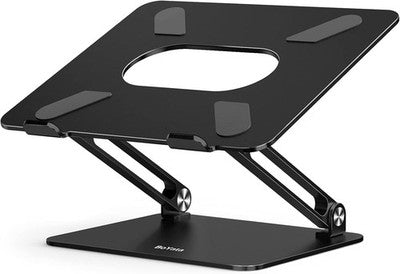 BoYata Adjustable Laptop Stand Riser 10-17" Heat Vent MacBook Surface Black