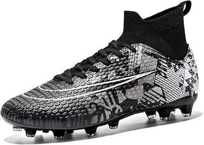 Vtasq Men'S Turf Soccer Boots, High-Top Spikes, Outdoor Cleats, Unisex Size 3.5
