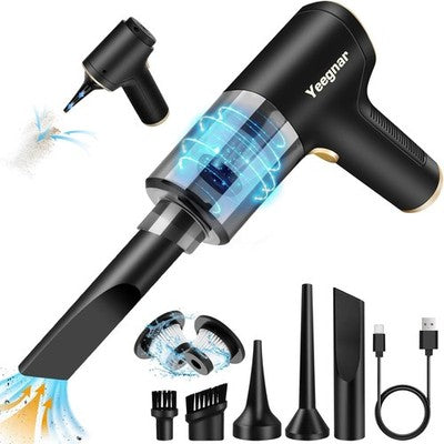 Yeegnar Cordless Handheld Mini Vacuum Cleaner w/ Washable Filter