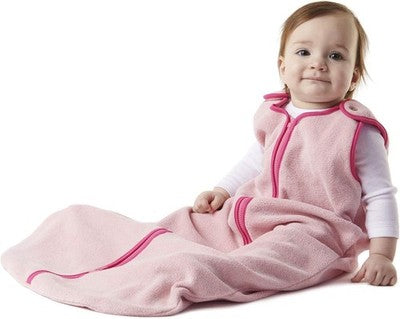 Baby Deedee Fleece Sleep Nest Baby Sleeping Bag, Sweet Pink, 0-6 Months