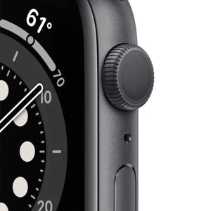 Apple Watch Series 6 (GPS, 44mm) Space Grey Case + Black Sport Band