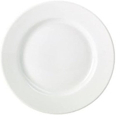 Genware Royal Classic Winged Plate 23cm White Pack of 6 NEV-160623