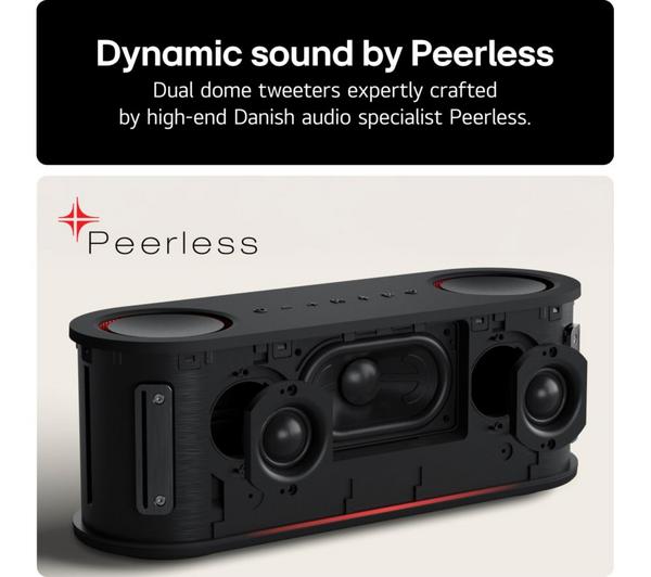 LG xboom Bounce Portable Bluetooth Speaker - Black