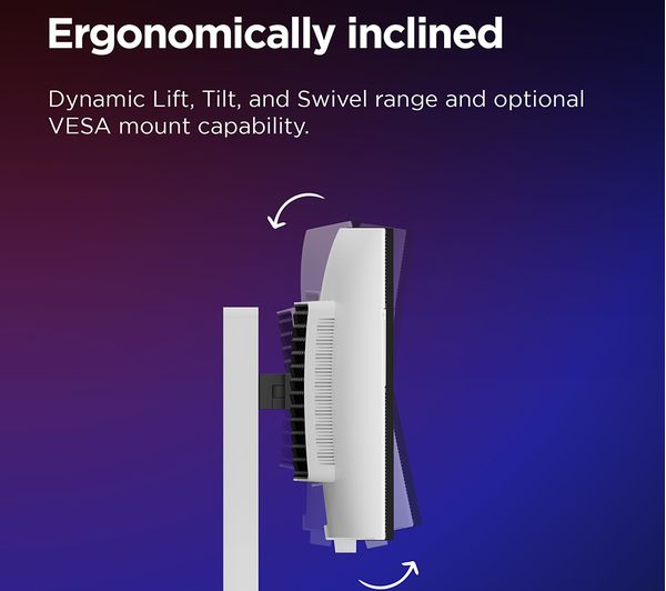 LENOVO Legion Pro 34WD-10 Quad HD 34" OLED Gaming Monitor - White