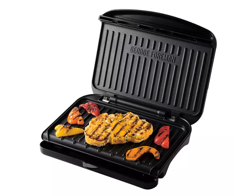 George Foreman 25810 Medium Fit Grill, Griddle, Hot Plate, Toastie Machine