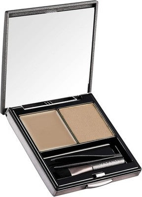 VASANTI Dynamic Brow Duo Kit Deep Thought Brow Powder Wax Tweezers Brush Set