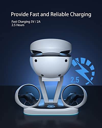 Zyber Magnetic Charging Station PSVR2 Dual Controller Dock Type C Cable - view 2
