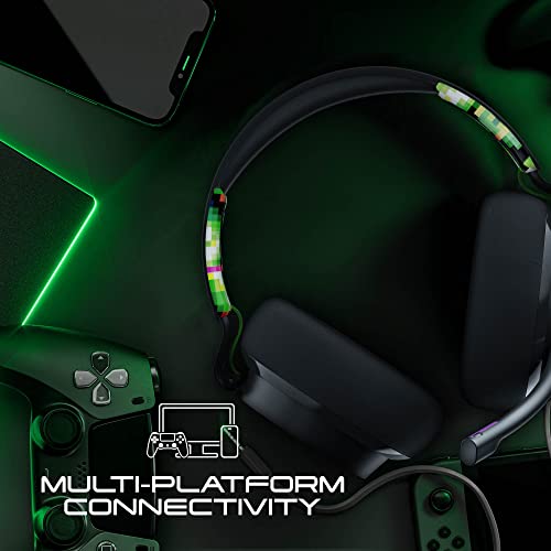 Skullcandy SLYR Pro Wired Gaming Headset Over Ear AI Mic Xbox PS PC Green - view 6