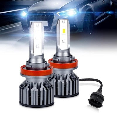 OPL5 H8 H9 H11 LED Headlight Bulbs 6500K 10000LM 60W Mini Conversion Kit 2PCS