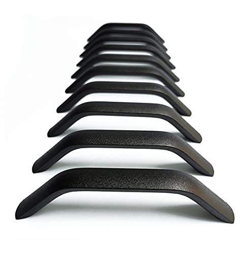 Qrity 20-Piece Cabinet Handles, Kitchen Drawer Pulls, 128mm, Black