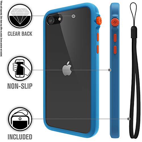 Catalyst Impact Case iPhone SE 2022 8 7 Wrist Strap Blueridge Sunset - view 3