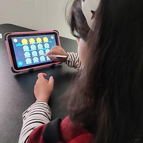Cwowdefu Kids Tablet 7 Inch Android 11 Learning Tablets 32GB, Pink