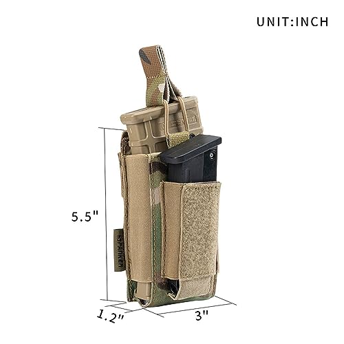 Excellent Elite Spanker Single Mag Pouch Open Top Elastic Multicam M4 AK - view 2