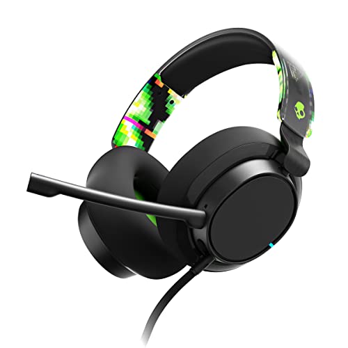 Skullcandy SLYR Pro Wired Gaming Headset Over Ear AI Mic Xbox PS PC Green - view 9