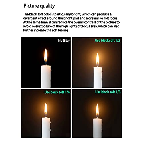 Black Soft Filter 39mm 1/4 Portrait Hazy Diffusion Mist Camera Lens Filter - view 5