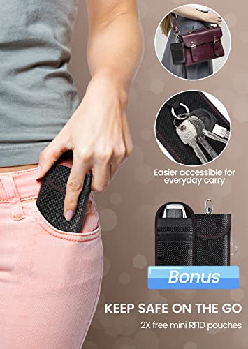 Samfolk Faraday Box for Car Keys, RFID Blocking, 2 Pack, L