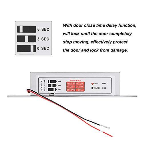 Electric Bolt Lock Deadbolt Drop Bolt NC Mode Door Lock for Access Control - view 4