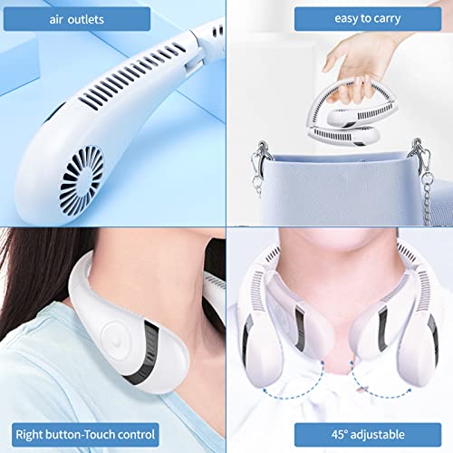 Fayhijun Portable Bladeless Neck Fan 5000mAh 3 Speed USB Rechargeable 16H - view 2