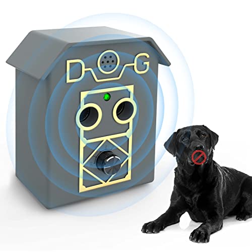 Ultrasonic Anti Barking Device 55ft 3 Sensitivity Dog Bark Deterrent