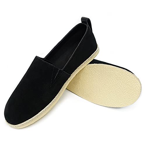 Aitann Women’s Leather Flat Espadrilles Shoes, Size uk6 Medium