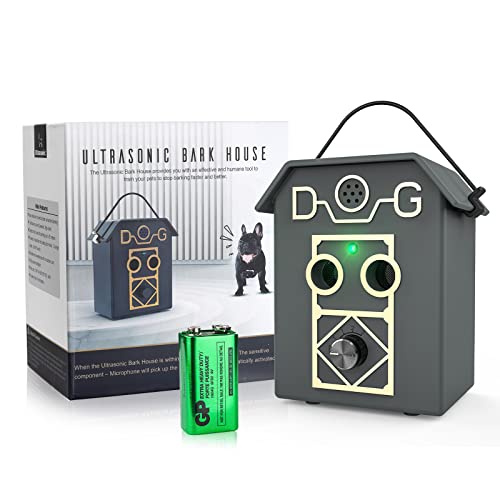 Ultrasonic Anti Barking Device 55ft 3 Sensitivity Dog Bark Deterrent