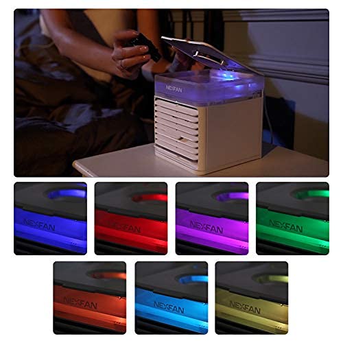 Micacorn Portable Air Cooler 4 in 1 Humidifier Purifier Fan White
