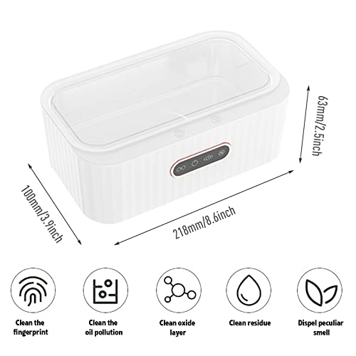 Ultrasonic Cleaning Machine, Jewelry, Watches, Rings, Bands, Dentures, 400ML