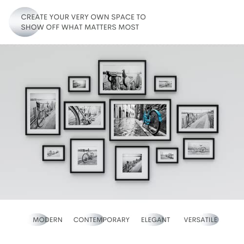 Black 10x8 Picture Frames Box of 12 Multipack 8x10 Photo Frames