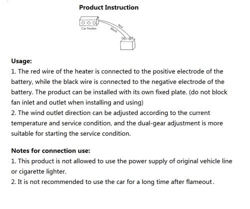 Riloer Car Heater Defroster Portable Windscreen 12V 500W 2 Outlets - view 3
