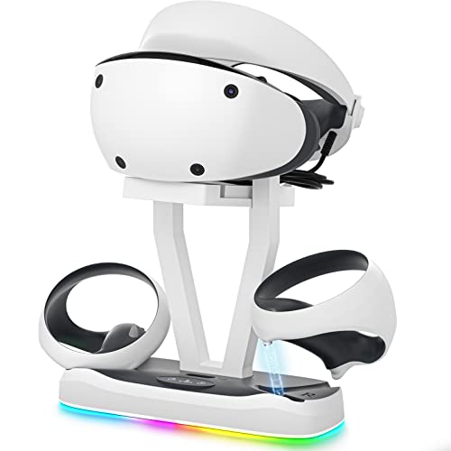 Zyber Magnetic Charging Station PSVR2 Dual Controller Dock Type C Cable - view 1
