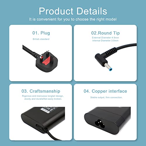 MiliPow 150W Laptop AC Adapter for HP Omen Pavilion ZBook