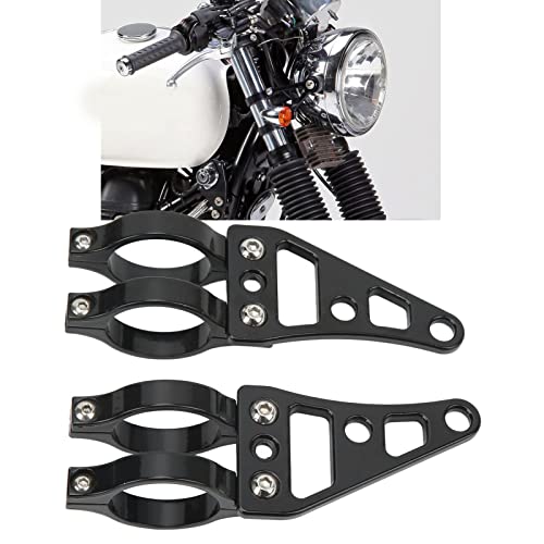 Motorcycle Fork Headlight Mount Bracket 2 Pcs 41mm Lamp Holder Clamps - view 1