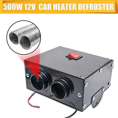 Riloer Car Heater Defroster Portable Windscreen 12V 500W 2 Outlets - view 4