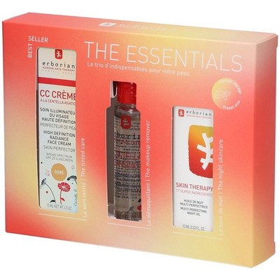Erborian The Essentials Mini CC Routine Kit 23 CC Cream, Oil, Skin Therapy