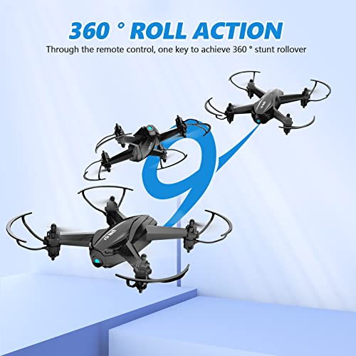Drone with Camera 1080p HD for Kids Mini Drone 3D Flips 2 Batteries 20 Min - view 5