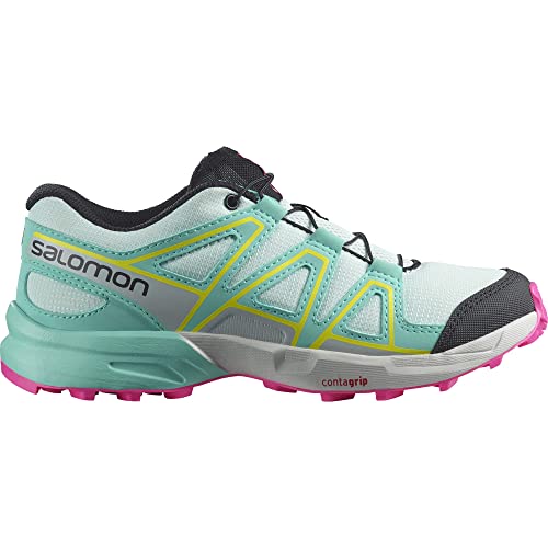 Salomon Speedcross J Kids Shoes Bleached Aqua UK Size 2.5