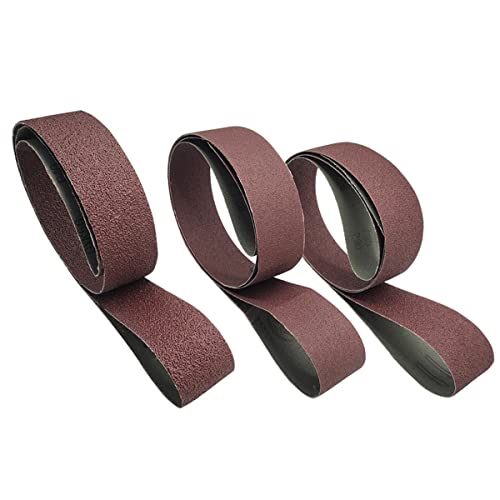 Feihu Sanding Belt Set 50x2000mm 5 Grits 10 Pieces for Belt Sander
