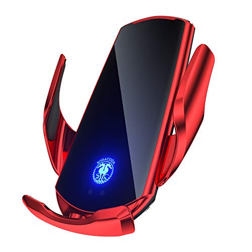 Sodacoda Q3 Wireless Car Phone Charger Holder Qi for iPhone Samsung Red - view 5