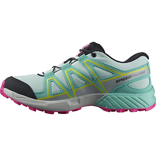 Salomon Speedcross J Kids Shoes Bleached Aqua UK Size 2.5
