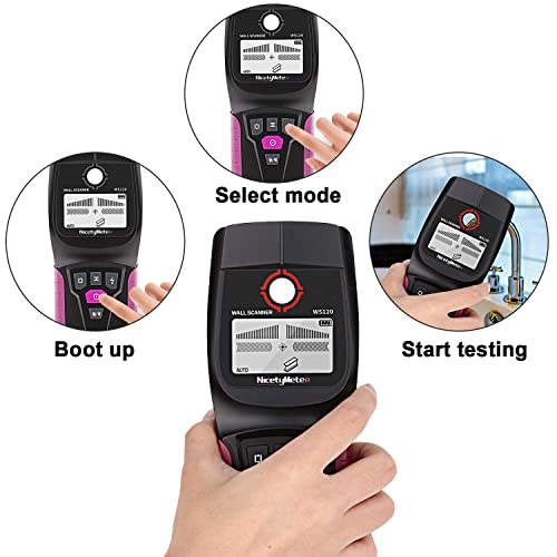 Digital Stud Finder & Wall Scanner, Detects Metal, Wood & Wire