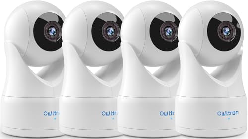 Owltron Indoor Security Camera Baby Monitor 360° Pan Tilt Night Vision