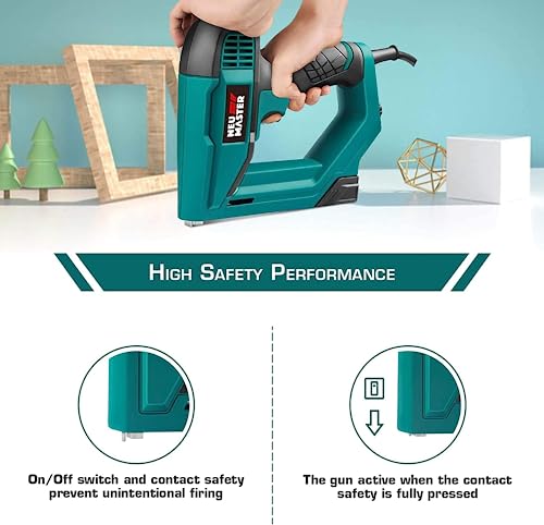 Brad Nailer Neu Master NTC0060-EU Electric Nail Staple Gun with Nails - view 5