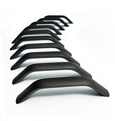 Qrity 20-Piece Cabinet Handles, Kitchen Drawer Pulls, 128mm, Black