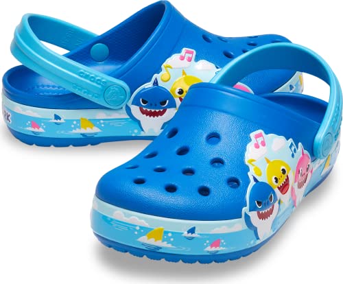 Crocs Fl Baby Shark Band T Kids Clog Bright Cobalt UK Size 7