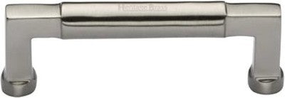 Heritage Brass Bauhaus Drawer Pull Satin Nickel Cabinet Handle 101mm CTC