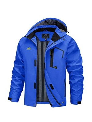 MAGCOMSEN Mens Mountain Hiking Jacket with Hood Lightweight Outdoor Sport