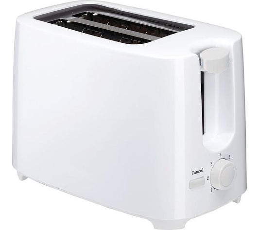 Essentials C02TW17 2-Slice Electric Toaster - White