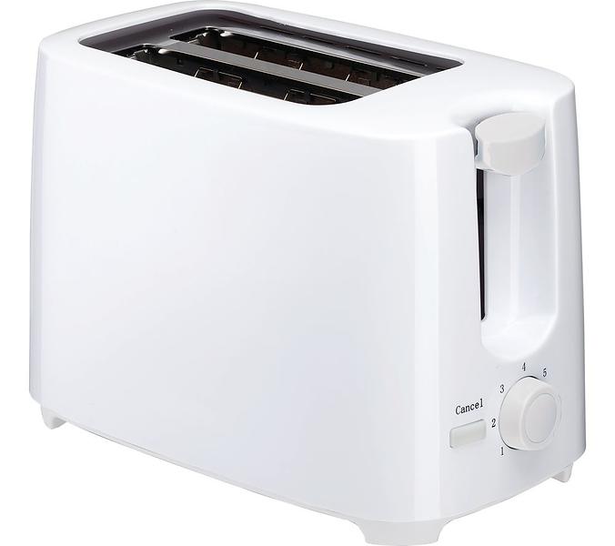 Essentials C02TW17 2-Slice Electric Toaster - White