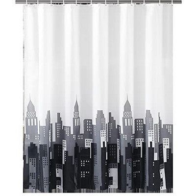 GONOVE Shower Curtain 280 x 200cm, Waterproof, Mildew Resistant, with Hooks